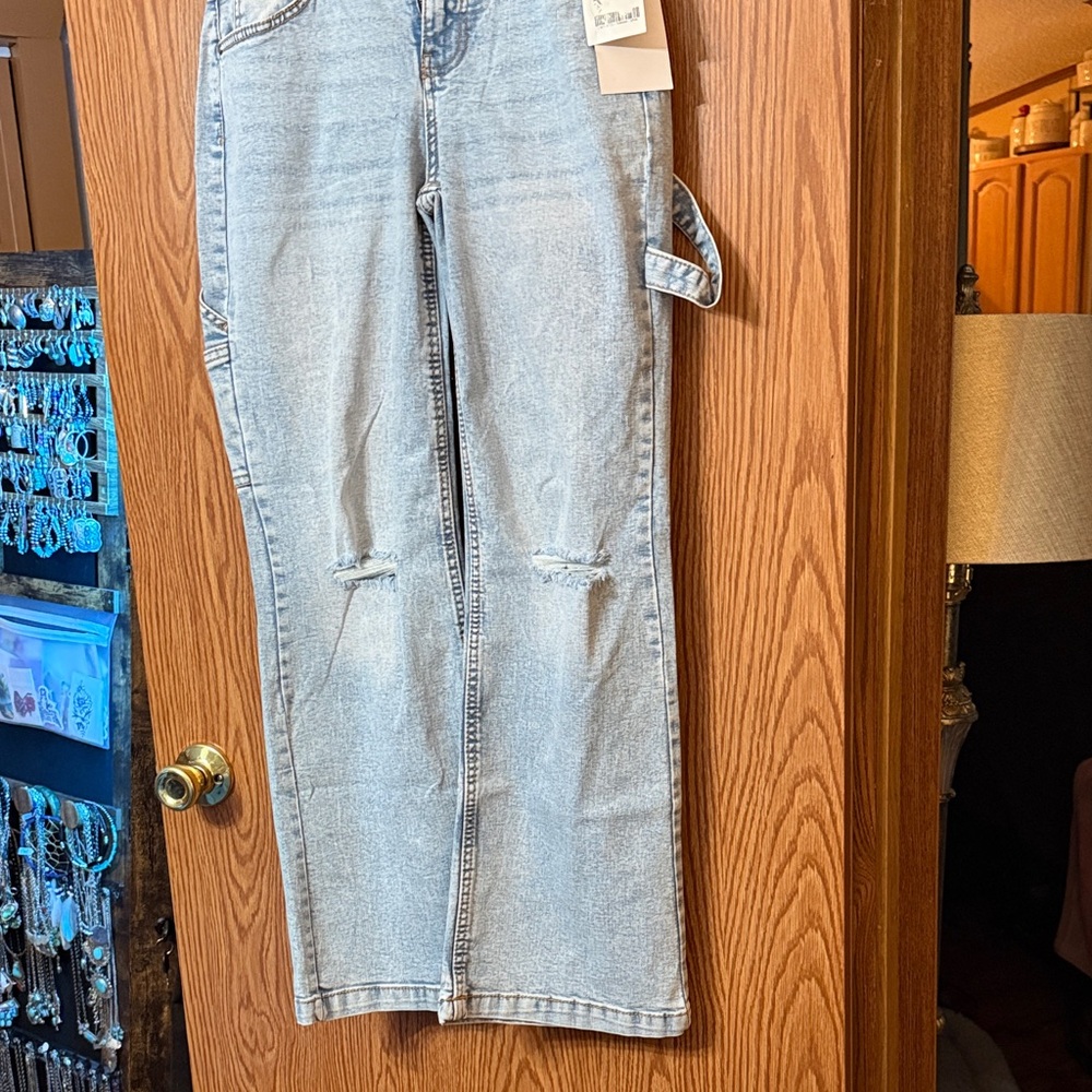 Women's Boot Cut Jeans in Light Blue
